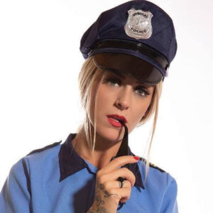 Striptease féminin uniforme policière